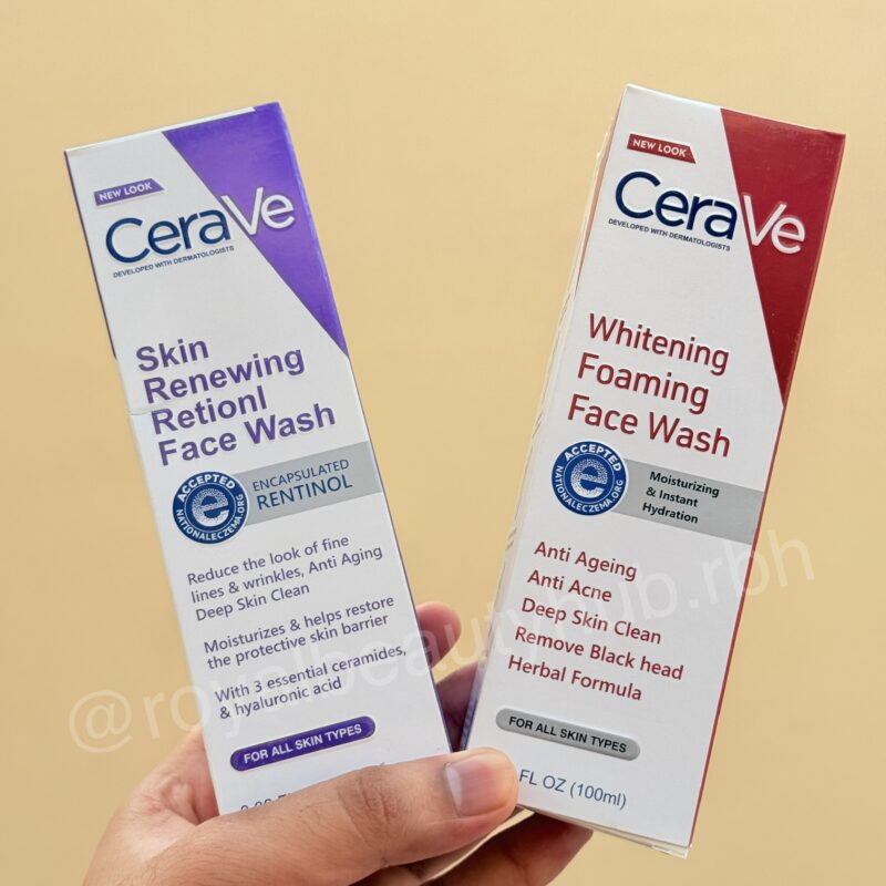 CeraVe Retinol & Whitening Face Wash Bundle